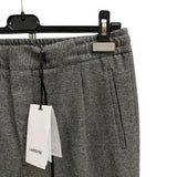 Pantaloni Lardini Misto Lana e Cashmere Taglia L (50) - Motivo Pied de Poule Grigio, immagine 6