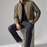 Kired – Bomber Tecnico "Enjoy Summer" Impermeabile e Traspirante – Tortora / Cachi