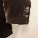 Lardini "Attitude" Velvet Jacket – Chocolate Brown
