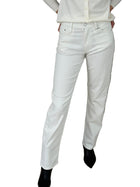 Calvin Klein Women's Jeans – White Straight Fit