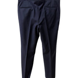Pantaloni Lardini in Fresco Lana- Blu Navy