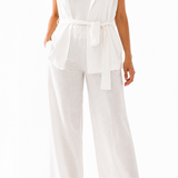 White linen suit