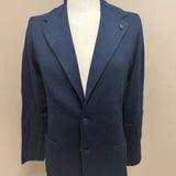 Lardini Blue Cotton Jacket