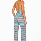 Coastal zig zag jumpsuit