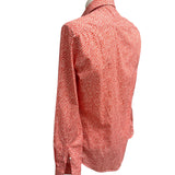 Camicia Uomo Sonrisa Fior di Cotone a Fantasia Floreale – Rosso Corallo, immagine 9