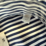 Xacus Camicia a Righe bianche e blu in Cotone taglia collo 42