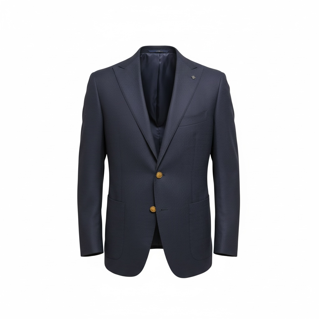 Tagliatore "Montecarlo" Blazer - Wool - Navy Blue