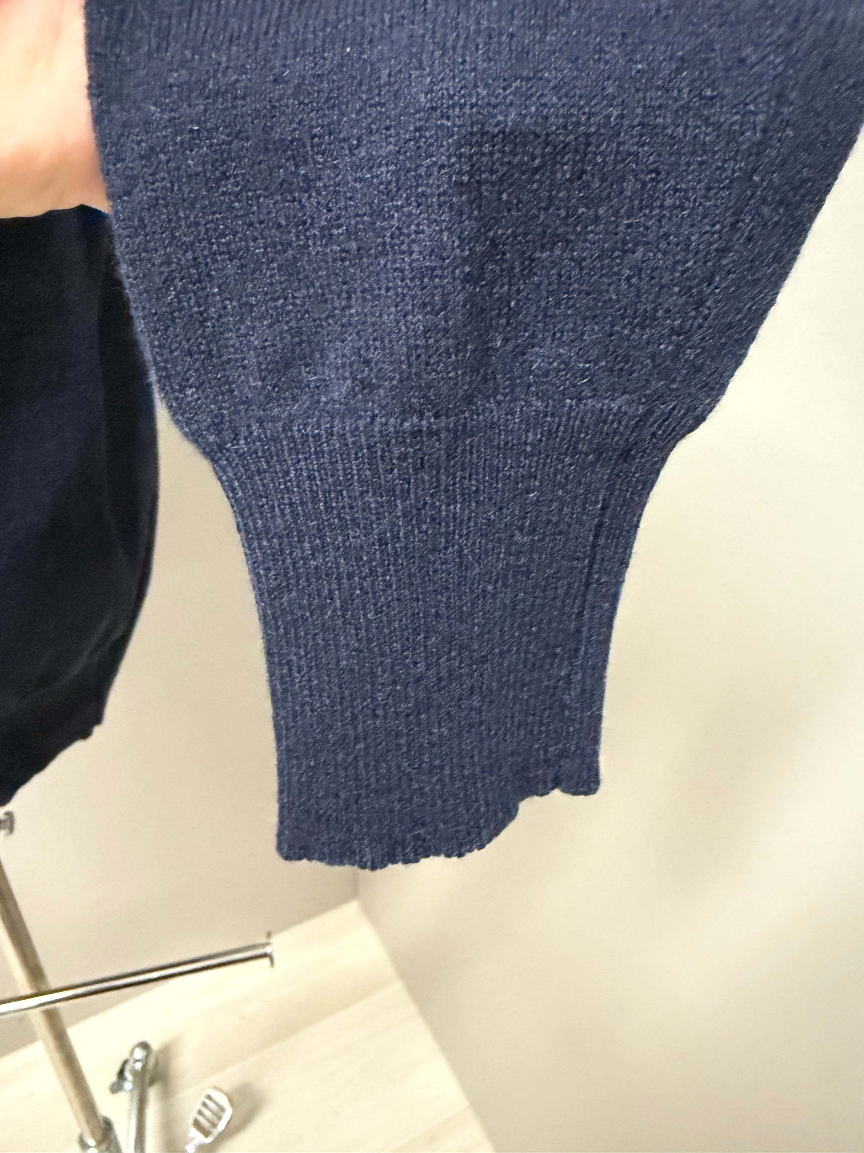 Pullover Lardini Uomo in 100% Cashmere Blu Navy, immagine 5