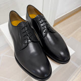 Scarpe Stringate Classiche Doucal’s – Pelle Nera Made in Italy (Taglia 42)