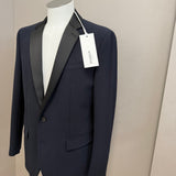 Giacca Smoking Dondup Blu Notte – Rever a Lancia in Raso taglia 50