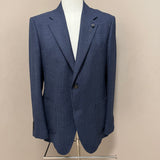 Lardini Sartoriale Jacket - Blue Micro-Texture