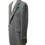 Cappotto Lardini in Lana e Cashmere Grigio Melange, immagine 6
