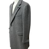 Cappotto Lardini in Lana e Cashmere Grigio Melange, immagine 6