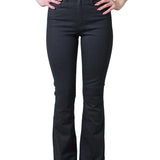 Black Calvin Klein skinny high-waisted bootcut jeans