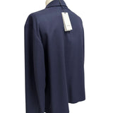 Giacca / Overshirt Lardini in Misto Lana e Kashmir blu, immagine 4