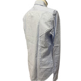 Camicia Uomo Stretch Azzurra a Fantasia Micro Print – Four Fashioned Friends | Made in Italy collo 42