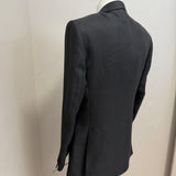 Giacca Lardini in 100% Lino con Rever a Lancia - Nero - Taglia 50