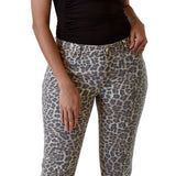 Animal Print Blugirl Stretch Denim Jeans