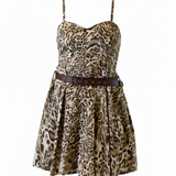 Vicolo Leopard Mini Dress