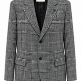 Giacca Uomo Lardini Principe di Galles in Lana Vergine e Cashmere – Grigio