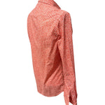 Camicia Uomo Sonrisa Fior di Cotone a Fantasia Floreale – Rosso Corallo, immagine 10