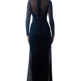 Tulle dress with cut-outs