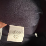 Xacus Tailor Fit Shirt - Navy Blue in Albini Stretch Fabric