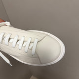 Doucal's Sneakers – Cream Hammered Leather