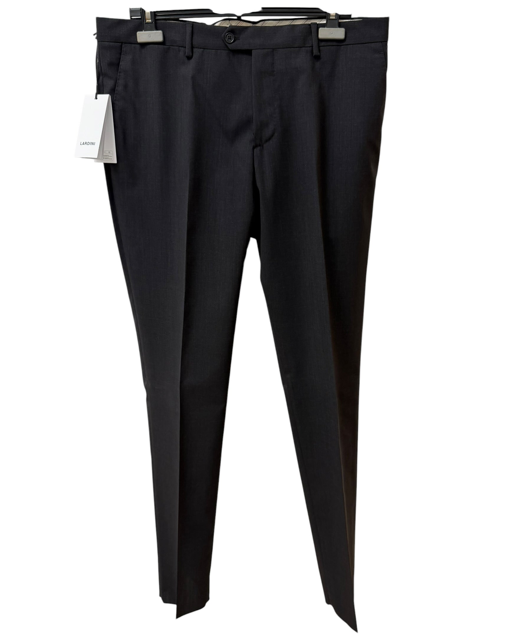 Lardini Trousers in Fresco Wool - Size 52 - Navy Blue