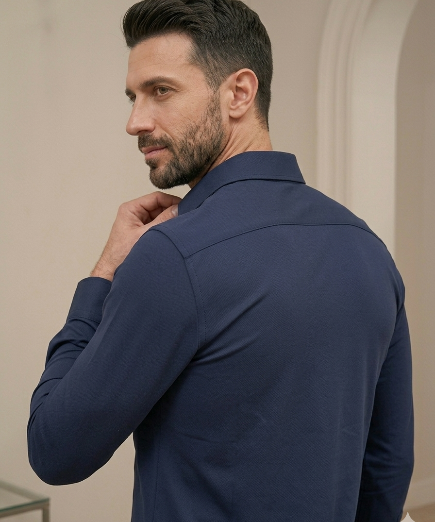 Xacus Active Shirt Blue – Tailor Fit size XL collar 42