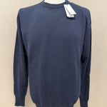 Pullover Lardini Uomo in 100% Cashmere Blu Navy, immagine 2