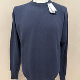 Pullover Lardini Uomo in 100% Cashmere Blu Navy, immagine 2