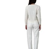Calvin Klein Women's Jeans – White Straight Fit