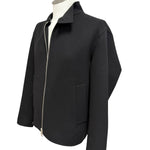 Giubbotto Uomo Lardini BERIT in Pura Lana Vergine con Zip – Nero, immagine 4