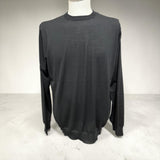 Maglione Lardini Girocollo in Pura Lana Vergine Nero