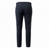 Lardini Tailored Trousers in Wool and Technical Fabric - Navy Blue