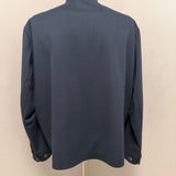 Lardini – Giubbotto Harrington in Panno di Lana Loro Piana "Capolavoro" – Blu Notte