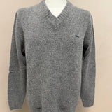 Harmont & Blaine – Maglione Scollo a V in Misto Lana e Cashmere – Grigio Melange