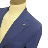 Manuel Ritz Jacket – Air Force Blue Stretch Cotton