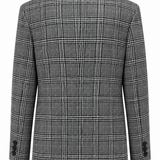 Giacca Uomo Lardini Principe di Galles in Lana Vergine e Cashmere – Grigio