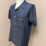 Diego Rodriguez Blue Denim Shirt – Size L – Made in Italy