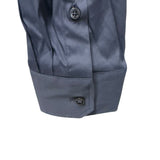 Xacus Tailor Fit Shirt - Navy Blue in Albini Stretch Fabric