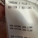 Lardini Sartorial Cotton and Linen Jacket – Beige and Brown Check Pattern size 54