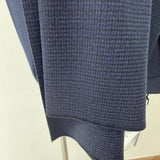 Lardini Tailored Trousers in Wool and Technical Fabric - Navy Blue