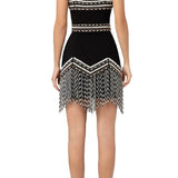 Fringed ethnic dress