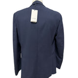Giacca Lardini "Easy Wear" in Fresco Lana - Blu Navy - Taglia 52