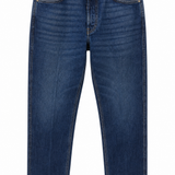 Jeans Uomo Lardini in Denim Blu Medio – Lavaggio Effetto Used