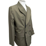 Trench Double Face Kired - Blu Navy & Verde Oliva - Taglia 52