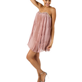 Elisabetta Franchi pleated midi dress