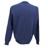 Maglione Girocollo Filippo De Laurentiis in Lana Merino e Cashmere – Blu Inchiostro (Tg. 48)